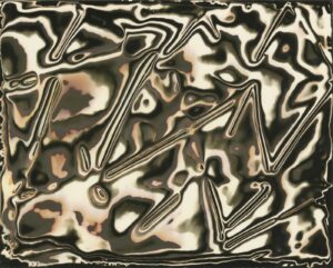 A black and white abstract image of some type of liquid.
