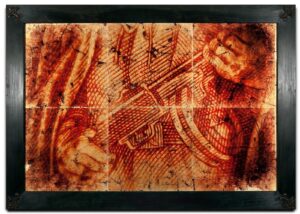 A close up of the back side of a money bill
