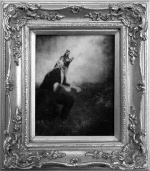 A picture of a person in a frame