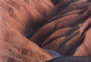 A view of the desert from above.
