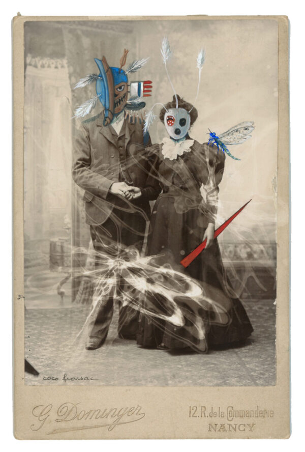 A couple of people that are dressed up