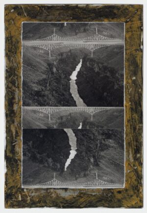 A series of three photographs showing the same bridge.