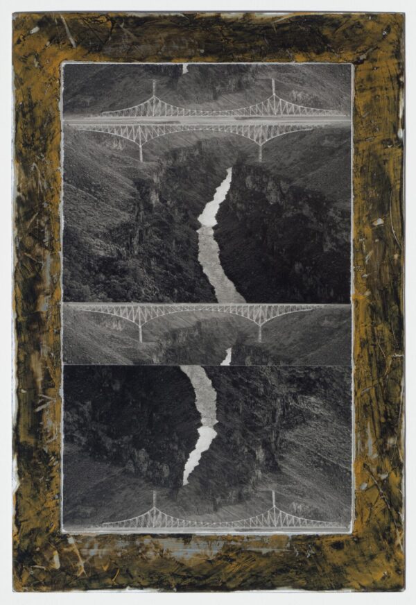 A series of three photographs showing the same bridge.