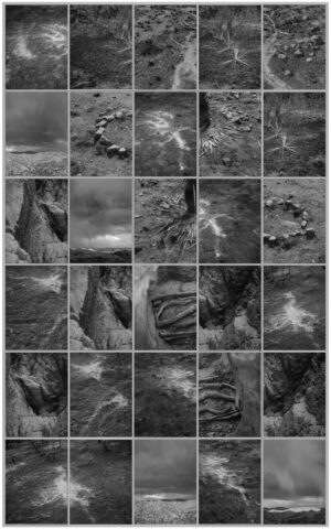 A series of photographs showing the effects of water on rocks.