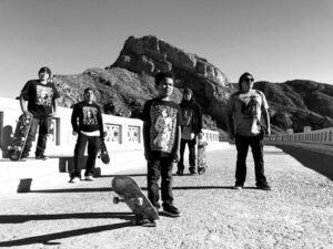 A group of young men standing next to each other.
