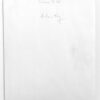 A white paper with some writing on it