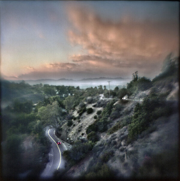 A view of the ocean from above.