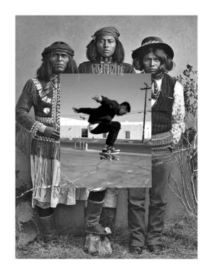 A group of young men standing next to each other.