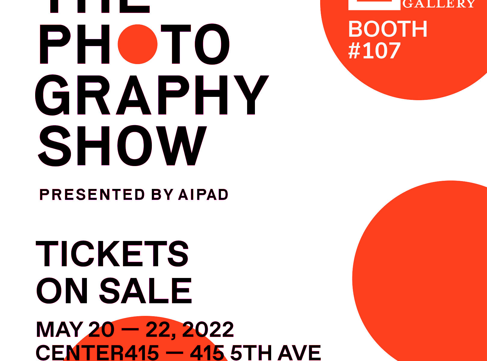 Photography Show event details and ticket information.