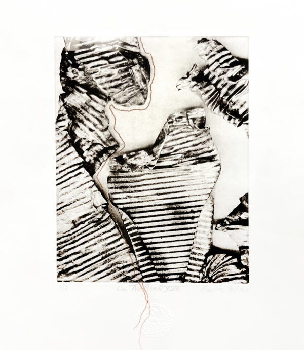 A black and white photo of a piece of paper.