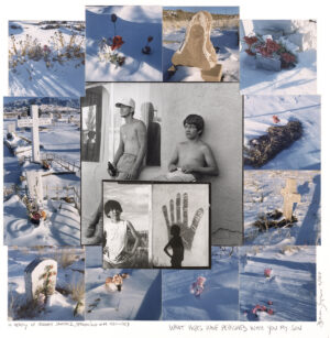 A collage of photos with the same image in different sections.