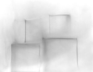 A blurry image of some boxes in the air