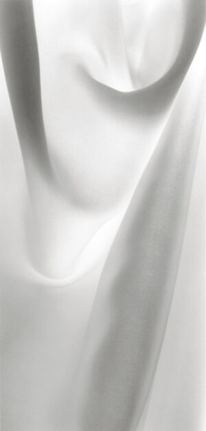 A white cloth with some folds and lines