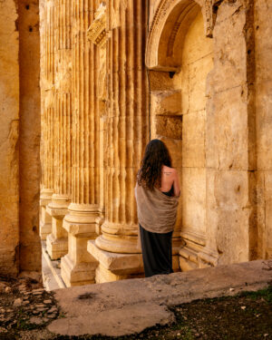 RANIA MATAR. Angela (“Temous Edax Rerum” Time, the Devourer of All Things), Baalbek, Lebanon, 2025