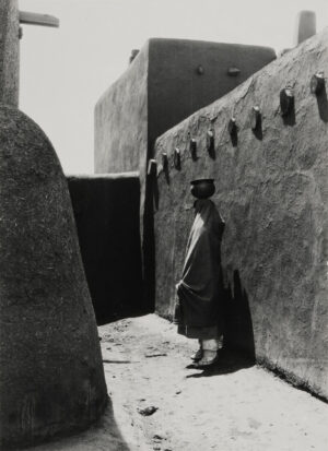 ANSEL ADAMS. At Taos Pueblo, 1929