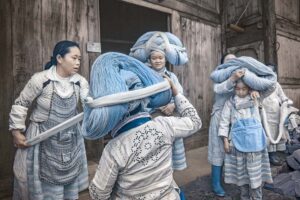 NEVADA WIER. China. Guizhou Province. Gaoxing Village. Longhorn Miao. 2013