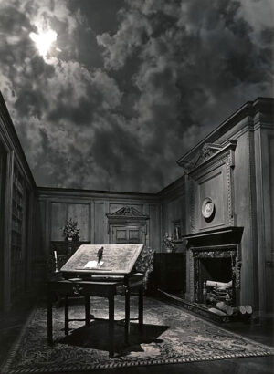 JERRY UELSMANN. Philosopher's Desk, 1976