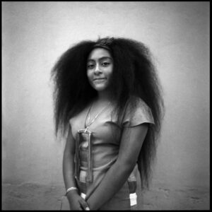 CITLALI FABIÁN. Melina Monserrat, Yalaltec descendant in Oaxaca City.  Oaxaca City, Mexico, 2018
